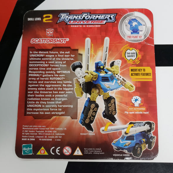 Transformers Universe RID Scattorshot Scattershot Scout Class Robot Action Figure