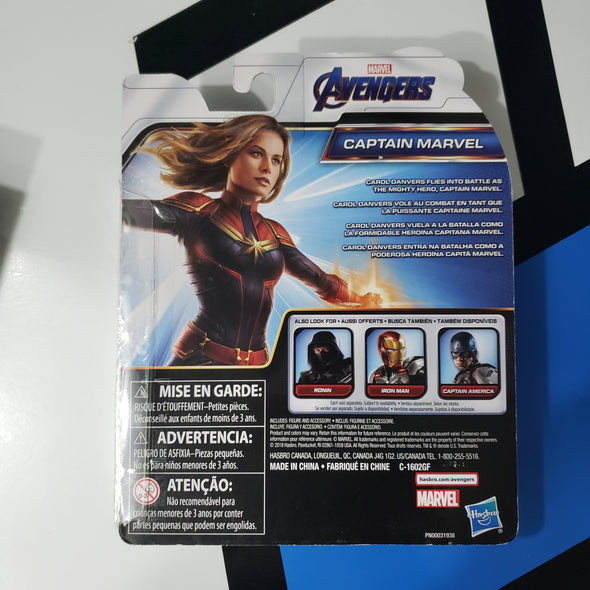 Marvel Avengers Endgame 6" Captain Marvel Action Figure with Accessory Hasbro
