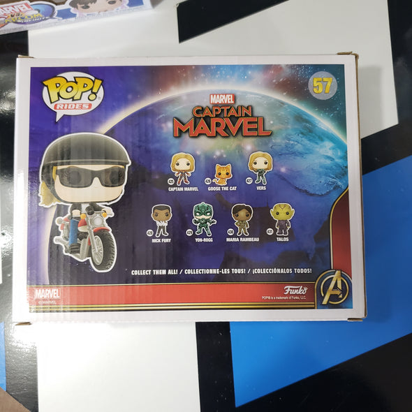 Funko Pop Rides 57 Marvel Captain Marvel Carol Danvers on