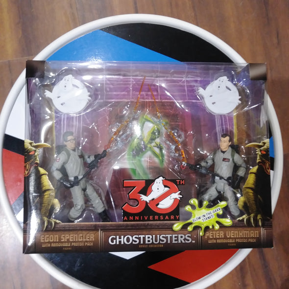 30th Anniversary Ghostbusters Egon Spengler & Peter Venkman Matty Collector Action Figure Set