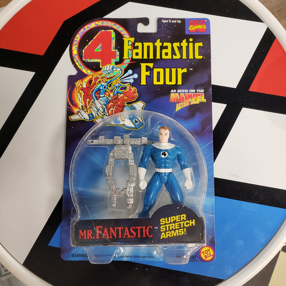 Marvel ToyBiz Fantastic Four Mr. Fantastic Super Stretch Arms Action F –  Farpoint Toys
