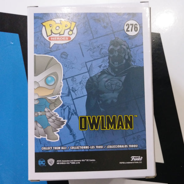 Funko Pop 276 Owlman DC Comics Hot Topic Exclusive Vinyl Bobble-Head Figure