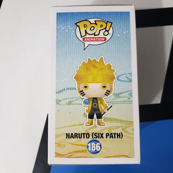 Funko Pop Animation Naruto Shippuden Naruto Six Path Glow In The Dark Hot Topic Exclusive 186 Vinyl Figure