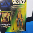 Kenner Star Wars Power of the Force Holographic Saelt-Marae Yak Face POTF Green Card Action Figure