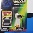 Kenner Star Wars Power of the Force Freeze Frame Princess Leia Organa with Blaster Rifle POTF Green Card Action Figure