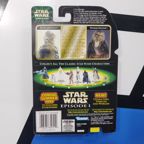 Kenner Star Wars Power of the Force FlashBack Photo Hoth Chewbacca Episode I POTF Green Card Action Figure