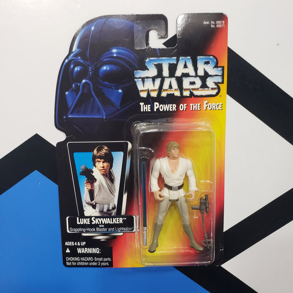 Kenner Star Wars Power of the Force Farmboy Luke Skywalker POTF Red Card Action Figure