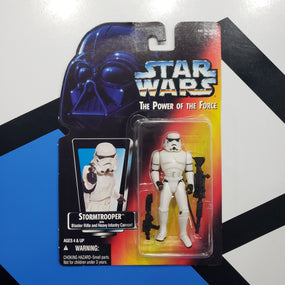 Kenner Star Wars Power of the Force Stormtrooper POTF Red Card Action Figure