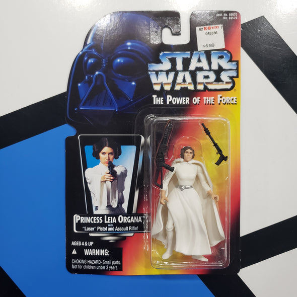 Kenner Star Wars Power of the Force Princess Leia Organa POTF Red Card Action Figure