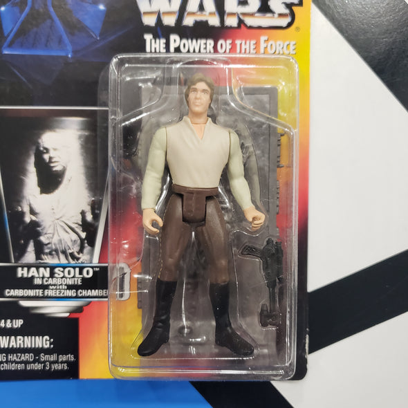 Kenner Star Wars Power of the Force Han Solo in Carbonite POTF Red Card Action Figure