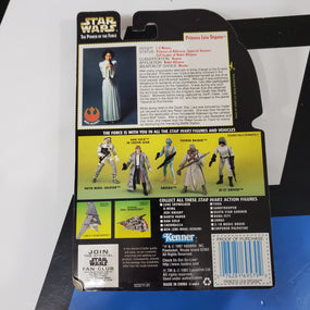 Kenner Star Wars Power of the Force Holographic Princess Leia Green Card POTF Action Figure