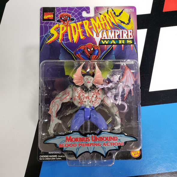 ToyBiz Marvel Comics Spider-Man Vampire Wars Morbius Unbound Blood Pumping Action Figure