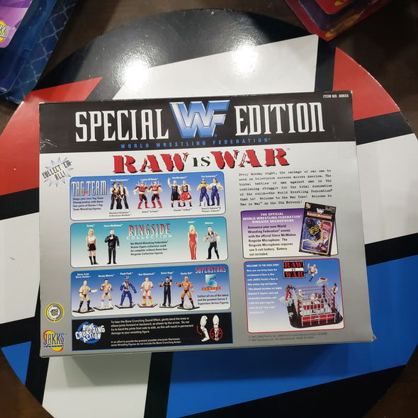 WWF Jakks Special Edition Raw Sycho Sunny McMahon Bret Hart