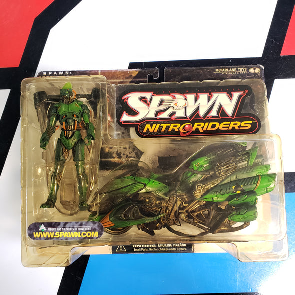 Spawn Nitro Riders Green Vapor Motorcycle McFarlane Toys Action Figure