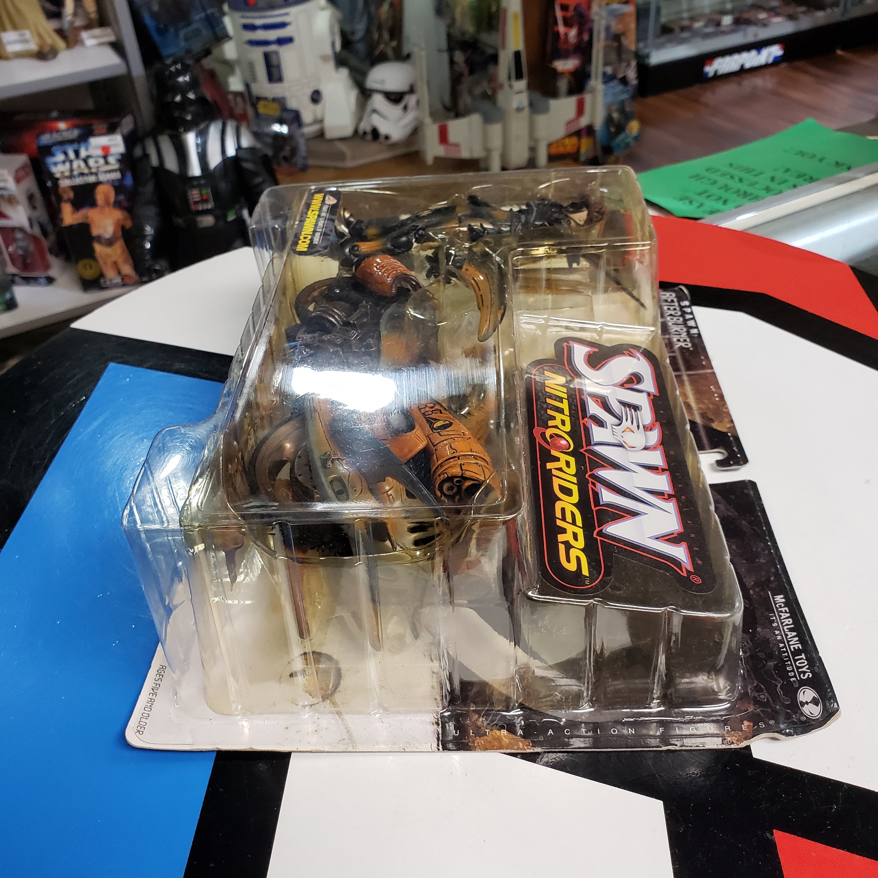 Spawn Nitro Riders After Burner Motorcycle McFarlane Toys Action Figur ...