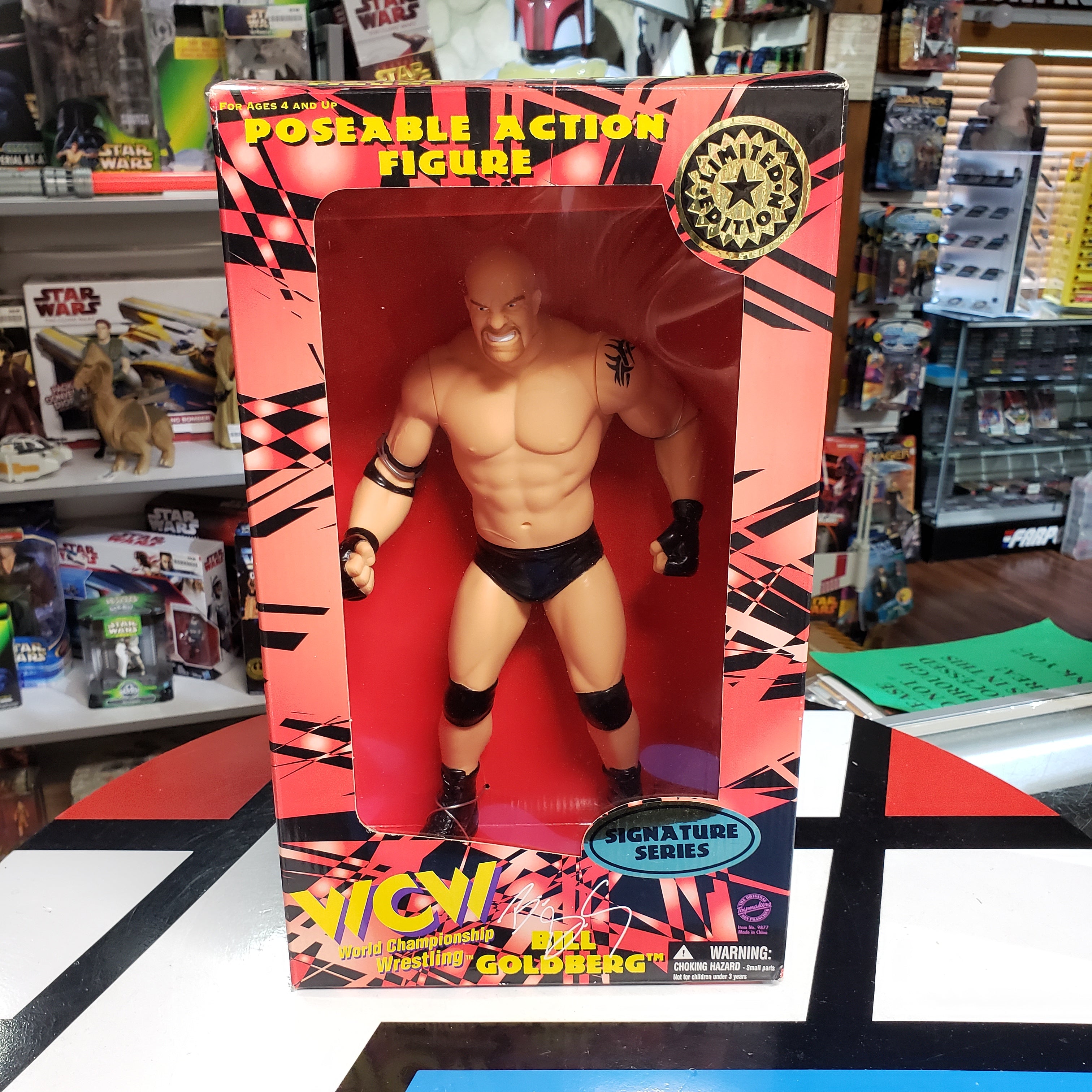 WCW Signature Series Bill Goldberg Jumbo Wrestling Action Figure