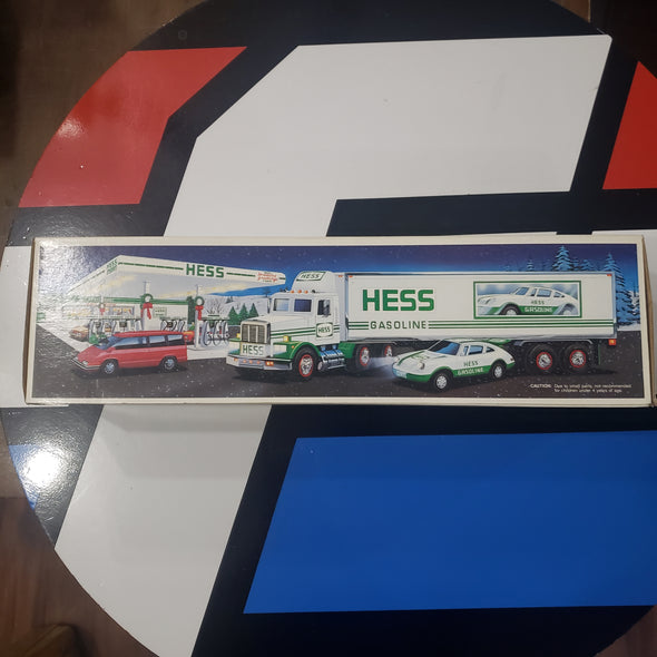 Hess Truck 1992 18 Wheeler & Racer