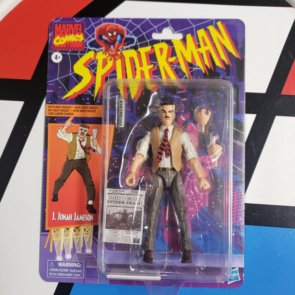 Marvel Legends Retro Style Spider-Man J Jonah Jameson Action Figure R 14767
