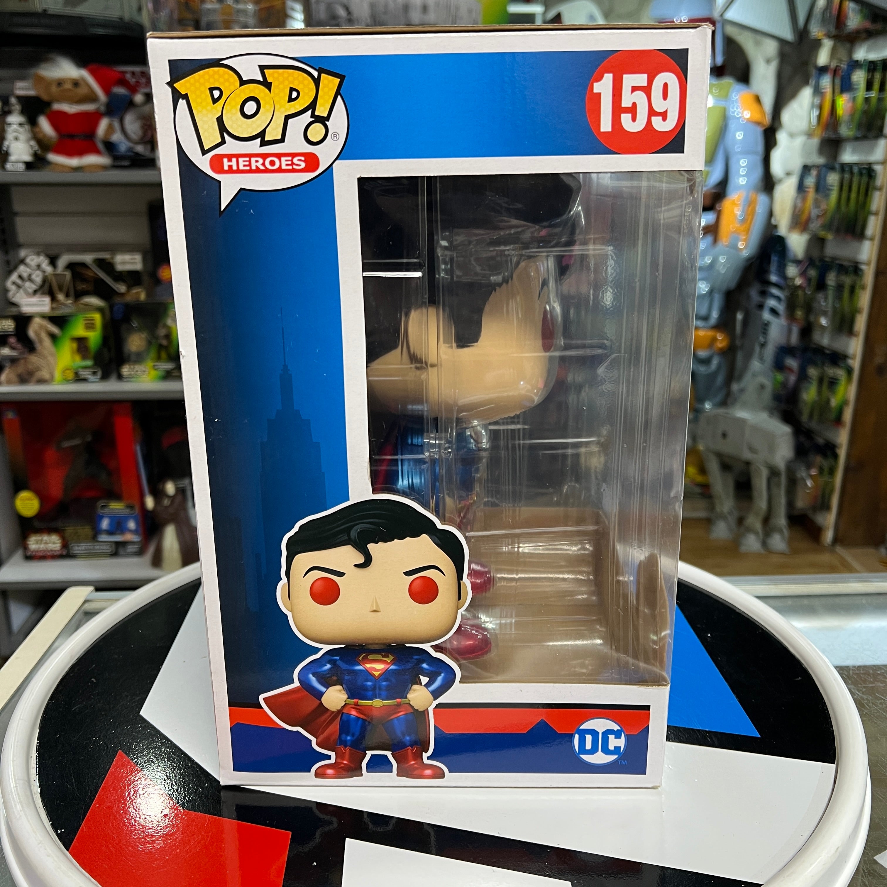 Funko POP Jumbo: DC Comics- Superman w/Chase Toy Figures 33x23x21cm