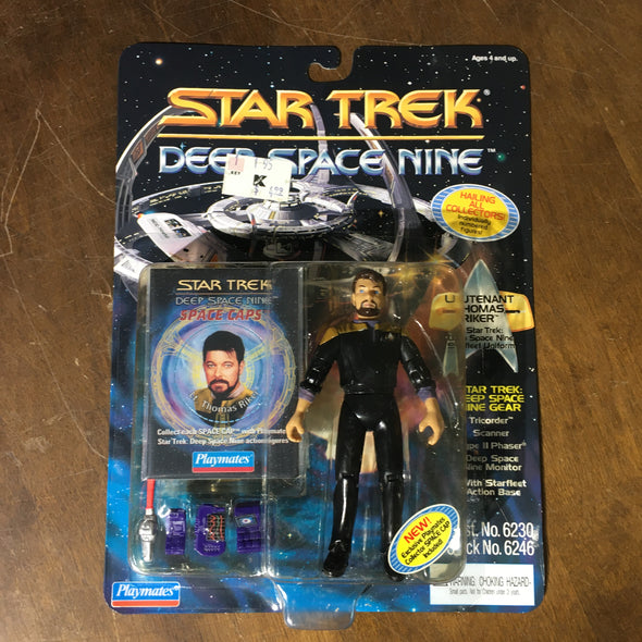 Star Trek Deep Space Nine DS9 Thomas Riker Rolled Sleeves Uniform Playmates Action Figure