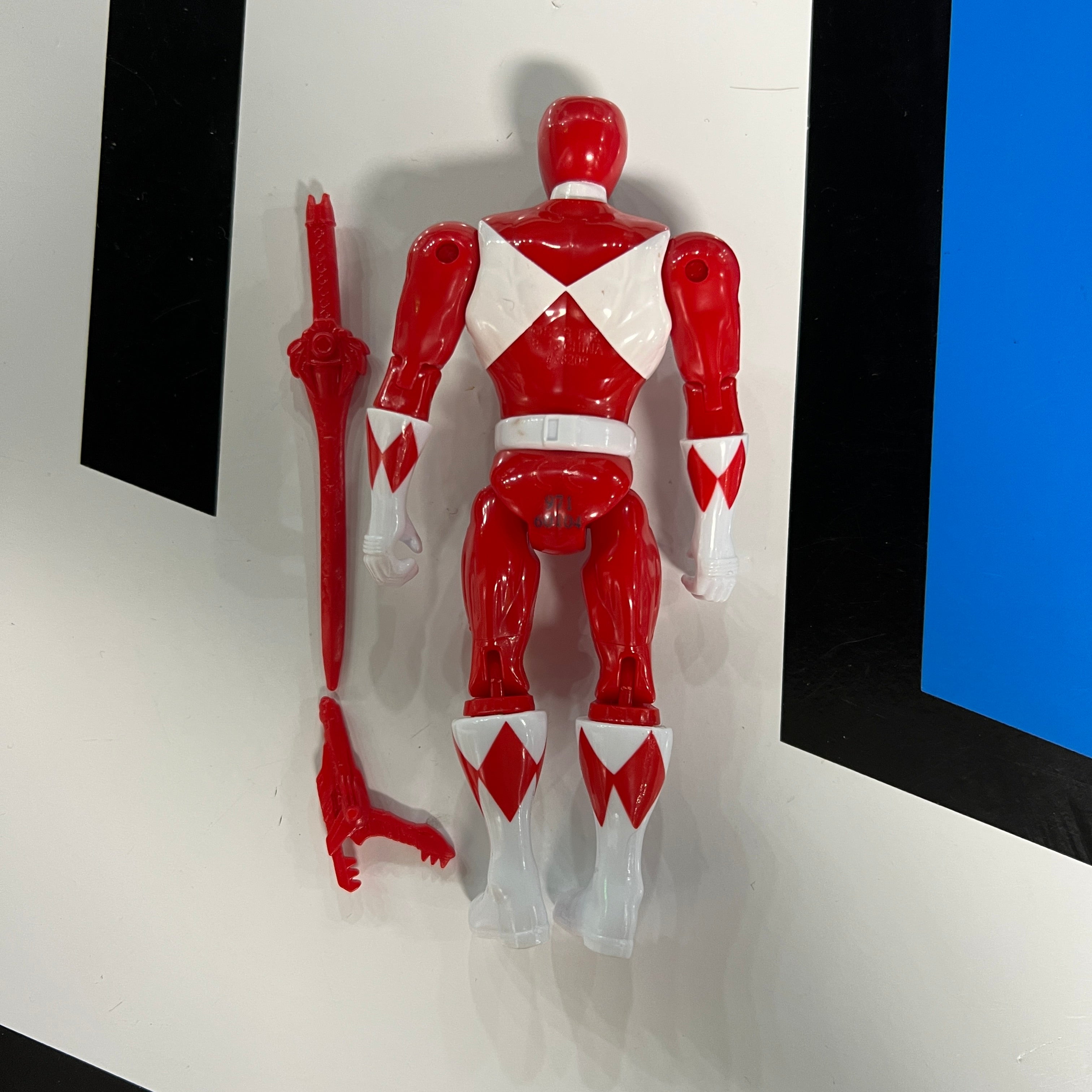 White Ranger Model Kit Mighty Morphin Power Rangers Red Ranger Toy