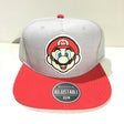Nintendo Super Mario Bros Smiling Mario Red & Gray Patch Hat