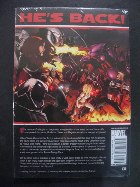 Marvel Comics Onslaught Unleashed Hardcover Graphic Novel