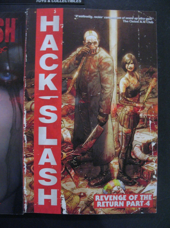 DC Comics Lot of 2 Hack/Slash Revenge of the Return 4 & My First Maniac Graphic Novel Trade Paperback