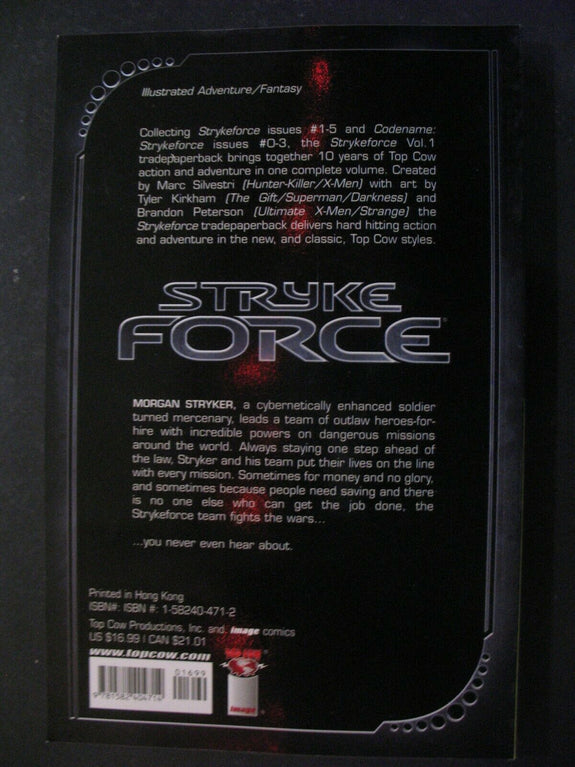 Top Cow Image Comics Stryke Force Graphic Novel Trade Paperback